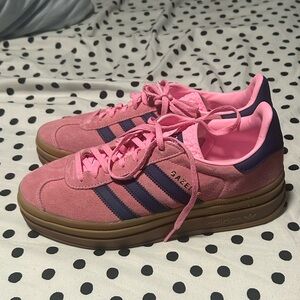 Adidas Gazelle Bold in Pink Glow